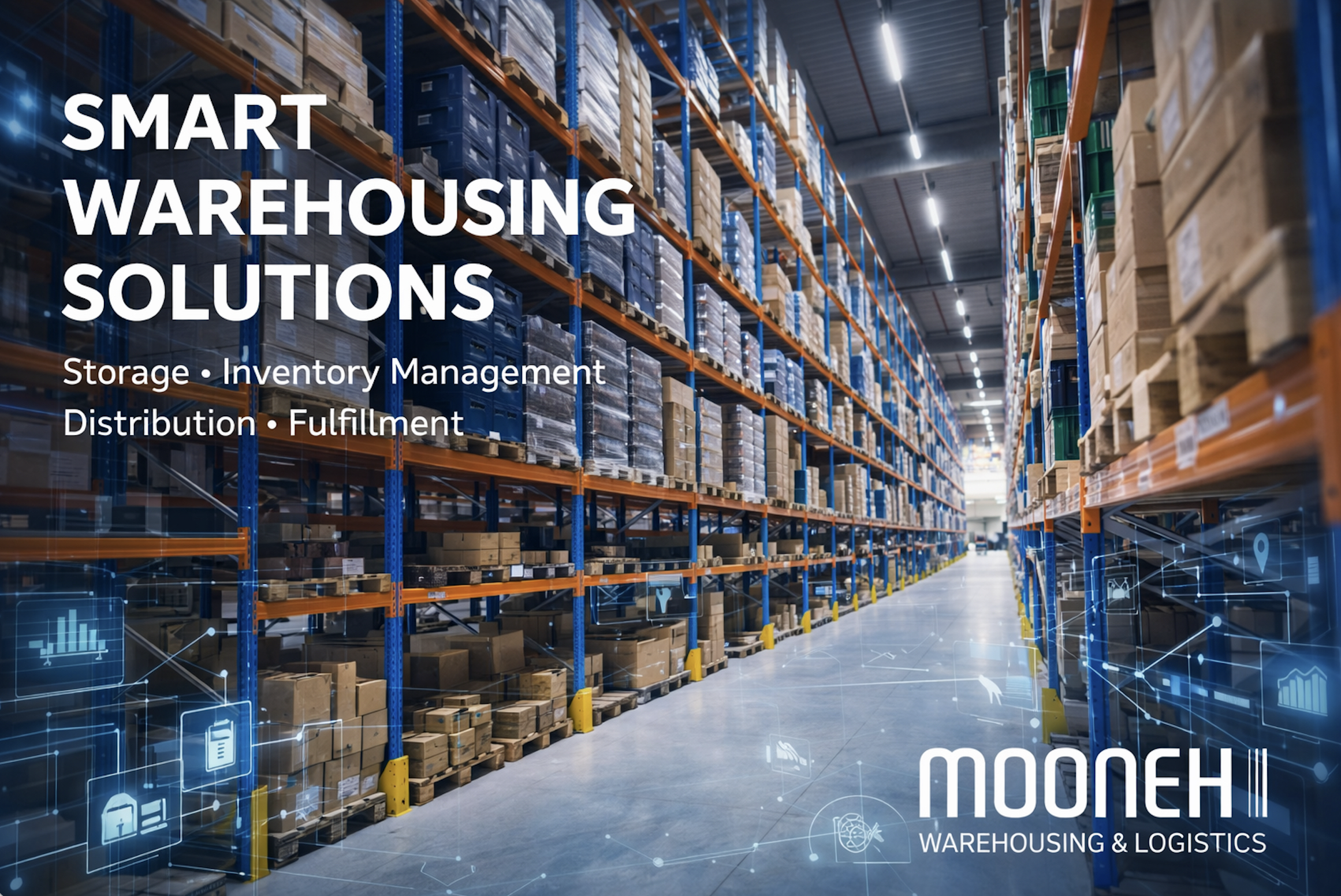 Warehouse infrastructure and storage systems visual